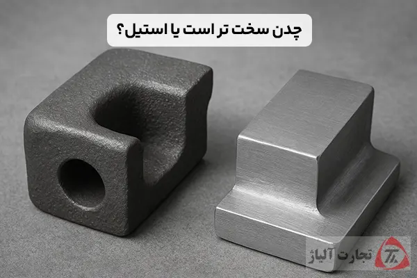 چدن سخت تر است یا استیل؟