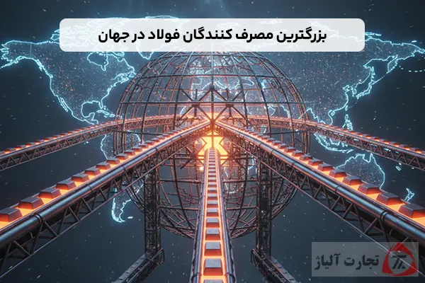 بزرگترین مصرف کنندگان فولاد در جهان کدامند؟