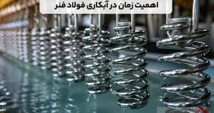 چرا زمان در آبکاری فولاد فنر از دما مهم تر است؟