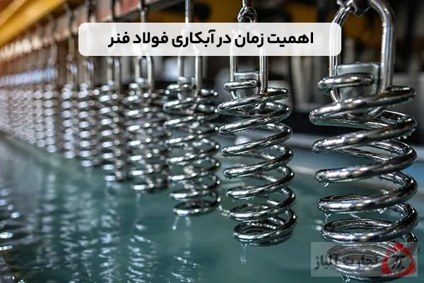چرا زمان در آبکاری فولاد فنر از دما مهم تر است؟