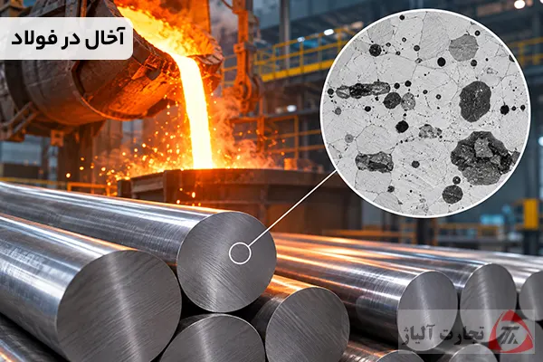 آخال در فولاد چیست؟ بررسی انواع و تأثیر آن بر کیفیت فولاد
